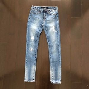 Joe's Jeans girls distressed slim fit stretch jeans. Size 14